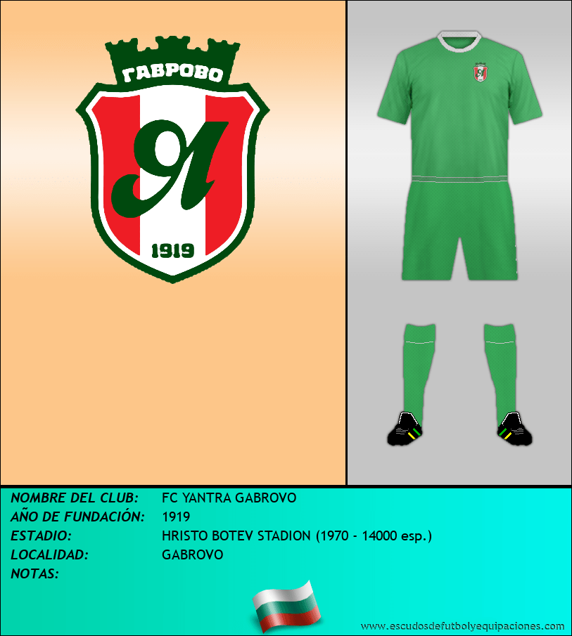 Escudo de FC YANTRA GABROVO