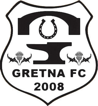 Escudo de GRETNA F.C. 2008 (ESCOCIA)