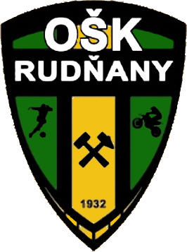 Escudo de OSK RUDNANY (ESLOVAQUIA)