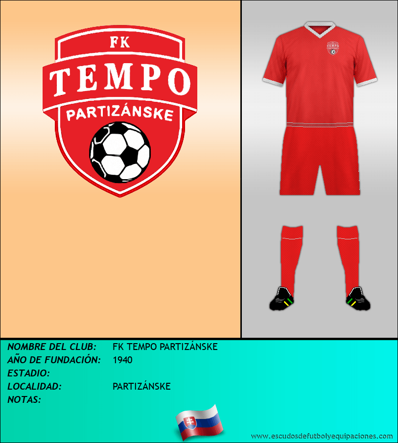 Escudo de FK TEMPO PARTIZÁNSKE