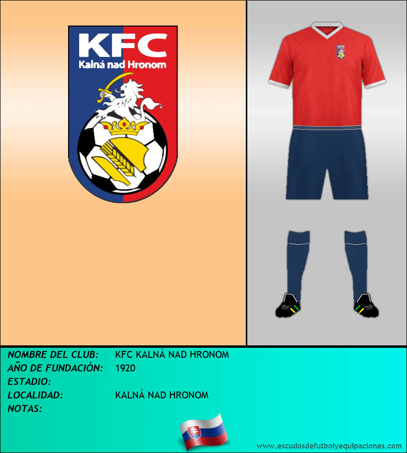 Escudo de KFC KALNÁ NAD HRONOM