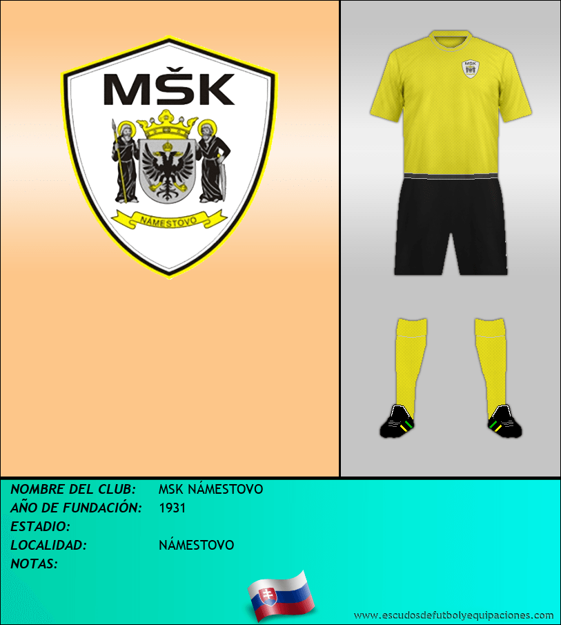 Escudo de MSK NÁMESTOVO