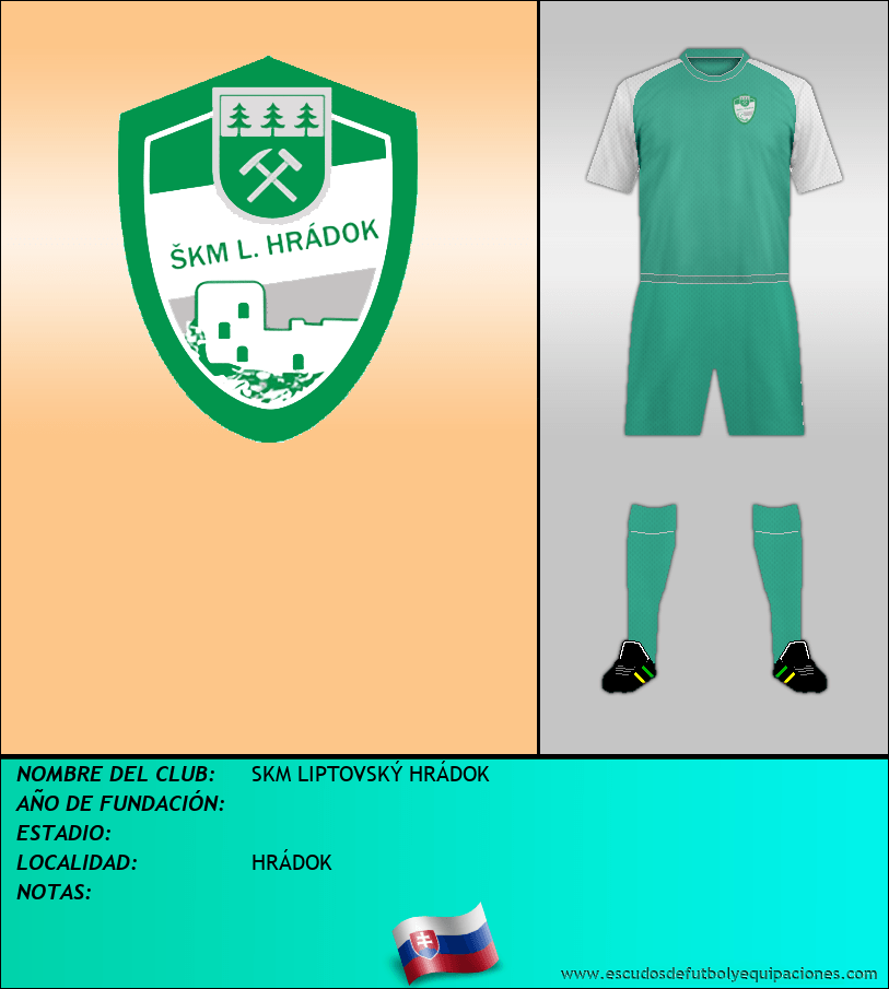 Escudo de SKM LIPTOVSKÝ HRÁDOK