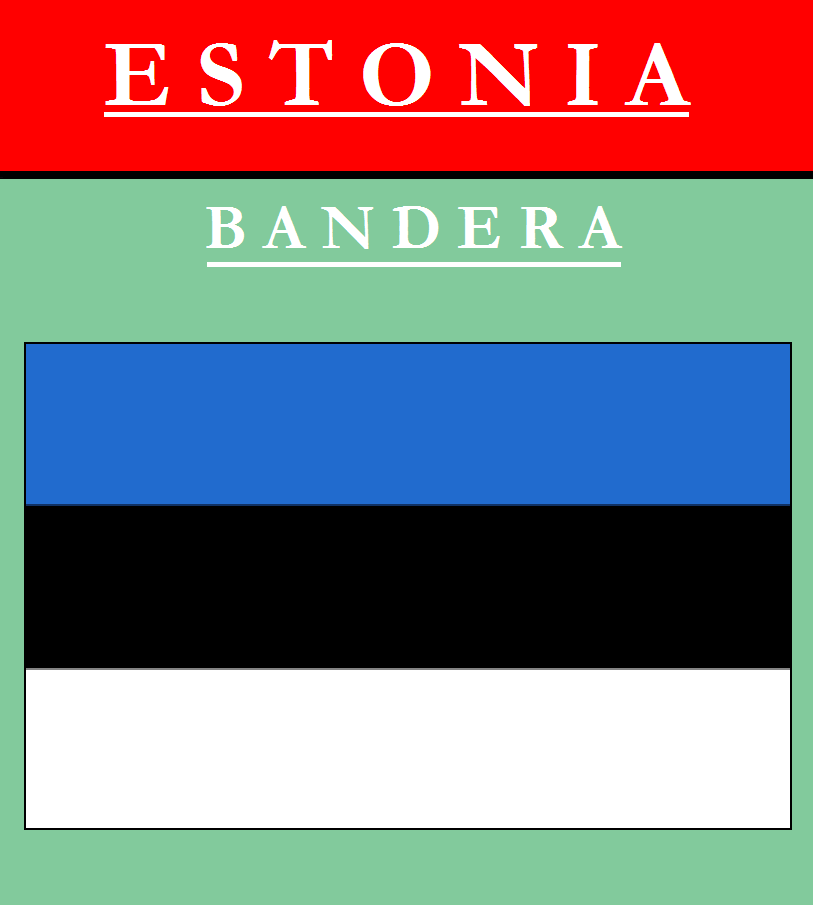 Escudo de BANDERA DE ESTONIA