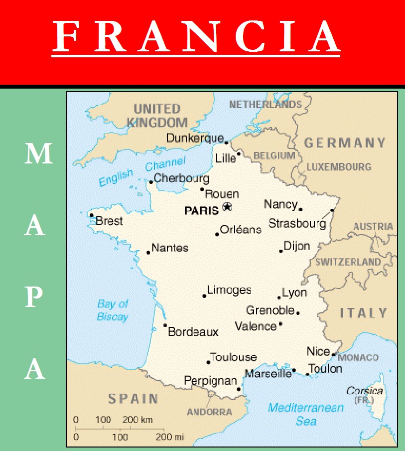 Escudo de MAPA DE FRANCIA