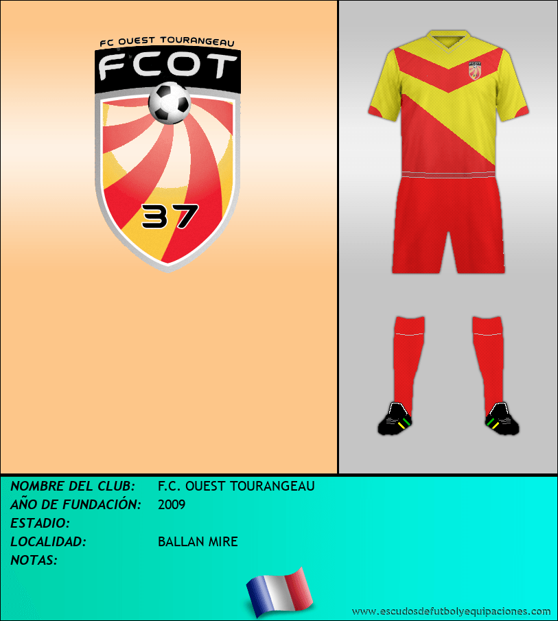 Escudo de F.C. OUEST TOURANGEAU