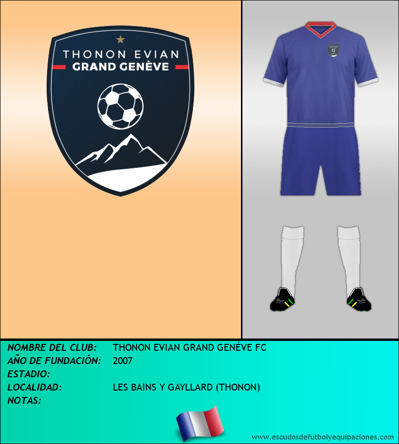 Escudo de THONON EVIAN GRAND GENÉVE FC