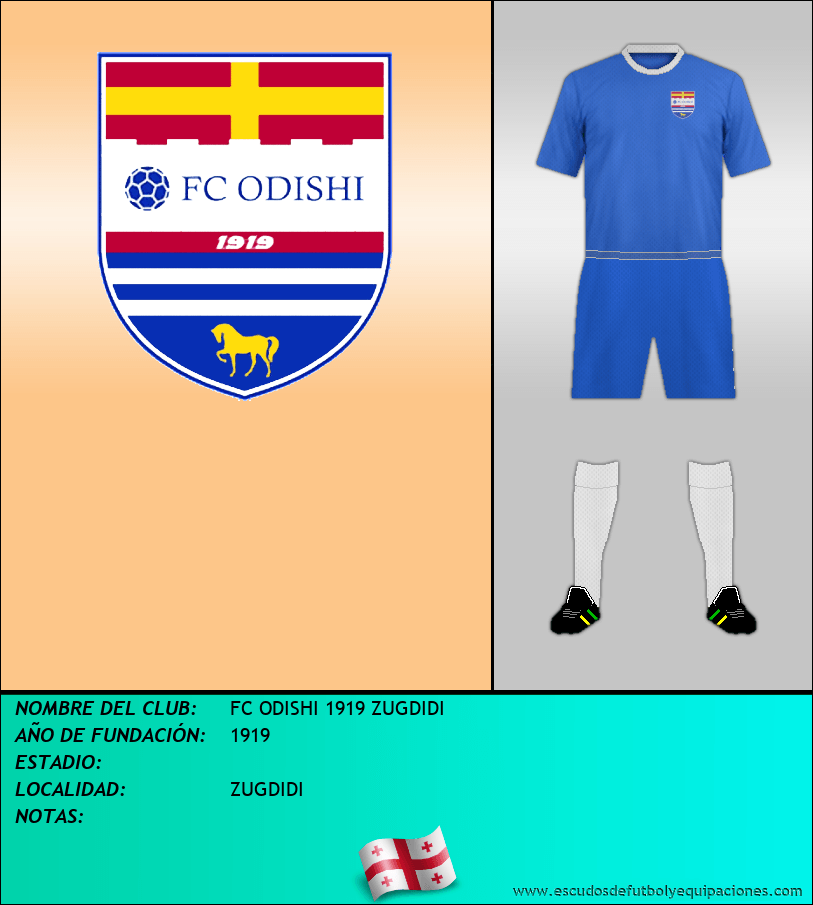 Escudo de FC ODISHI 1919 ZUGDIDI