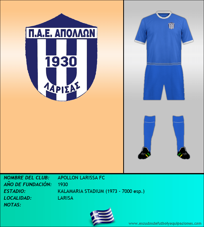Escudo de APOLLON LARISSA FC