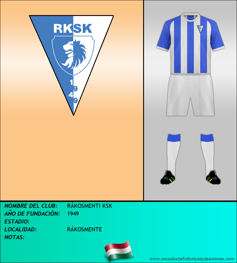 Escudo de RÁKOSMENTI KSK