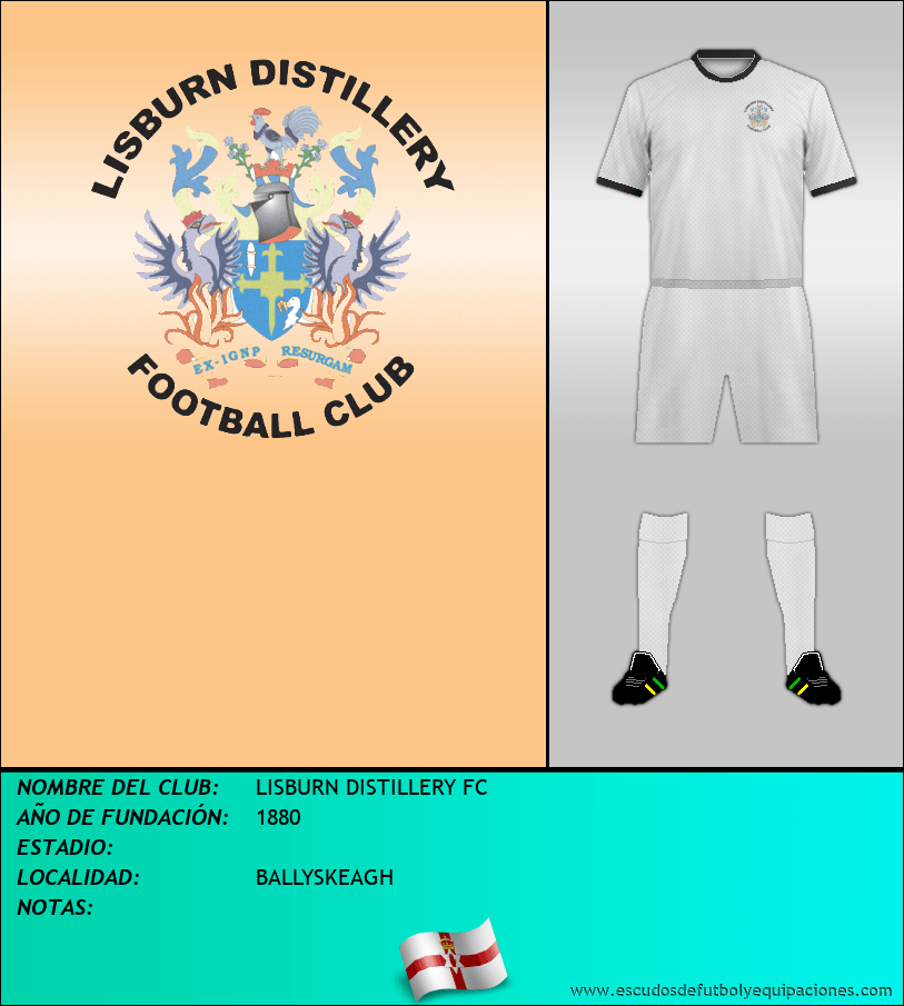 Escudo de LISBURN DISTILLERY FC