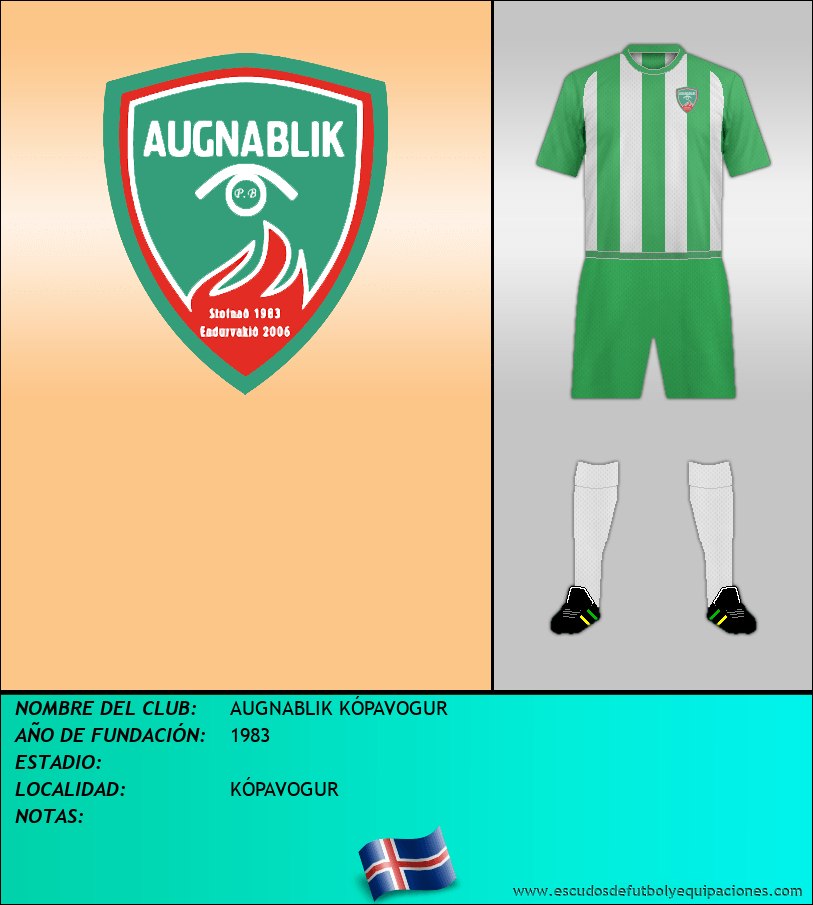 Escudo de AUGNABLIK KÓPAVOGUR