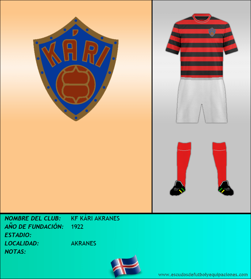 Escudo de KF KÁRI AKRANES