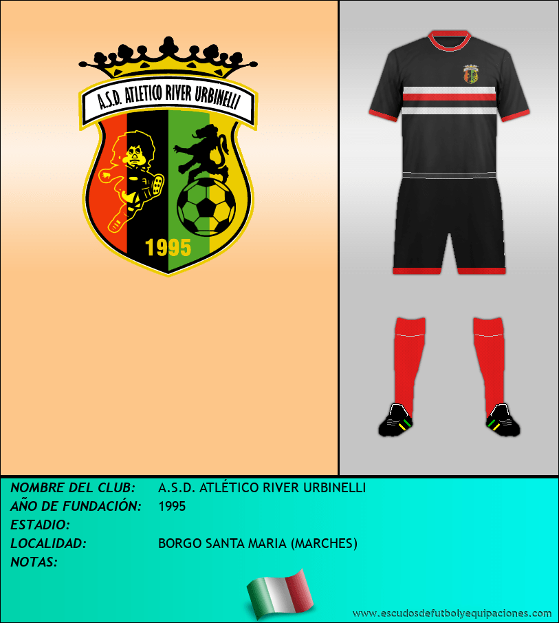 Escudo de A.S.D. ATLÉTICO RIVER URBINELLI