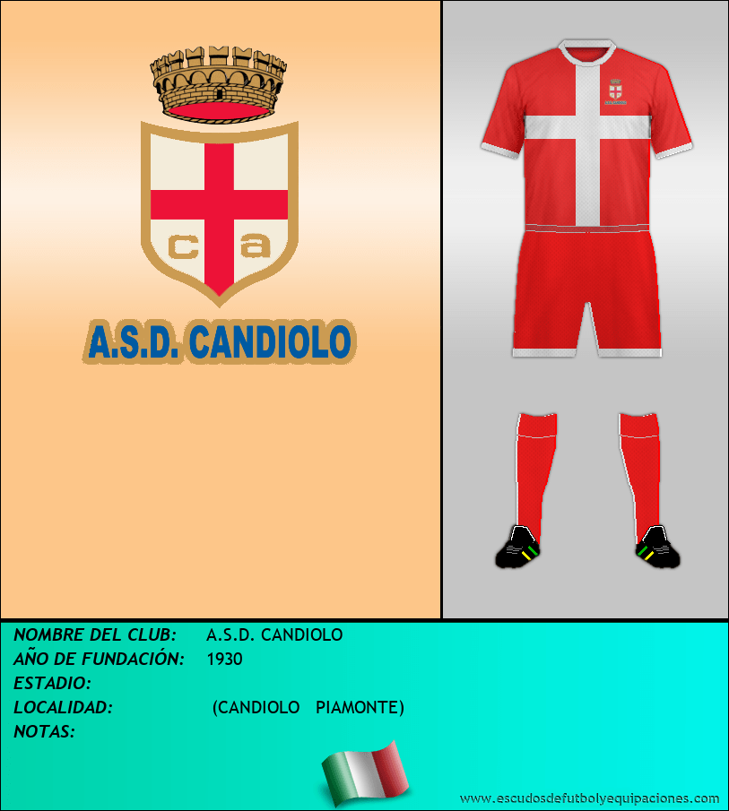 Escudo de A.S.D. CANDIOLO