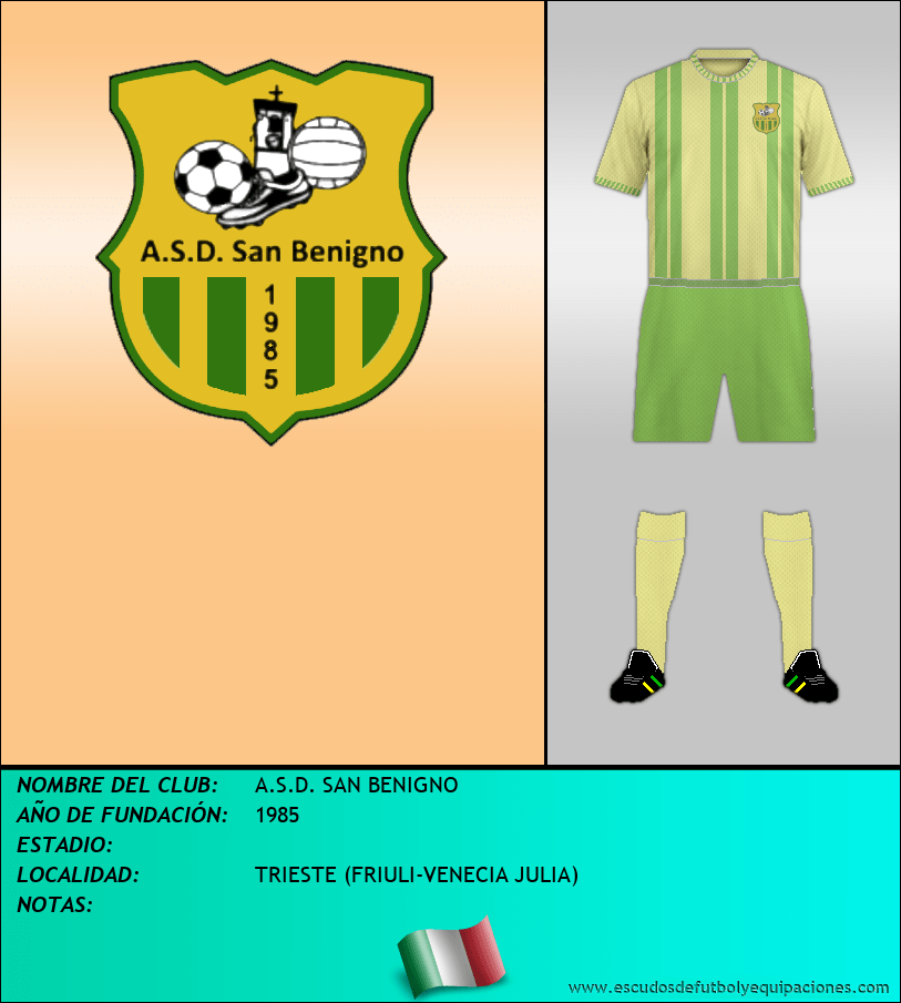 Escudo de A.S.D. SAN BENIGNO