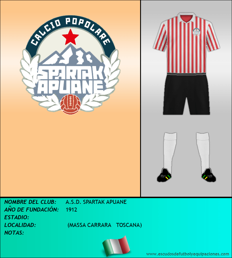 Escudo de A.S.D. SPARTAK APUANE