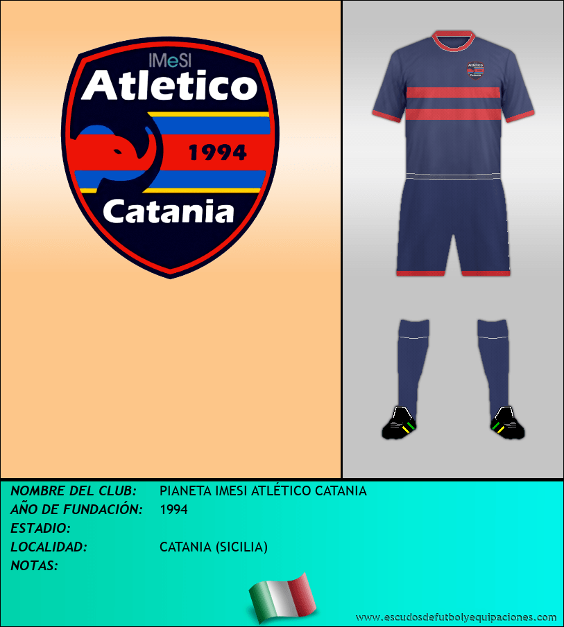 Escudo de PIANETA IMESI ATLÉTICO CATANIA