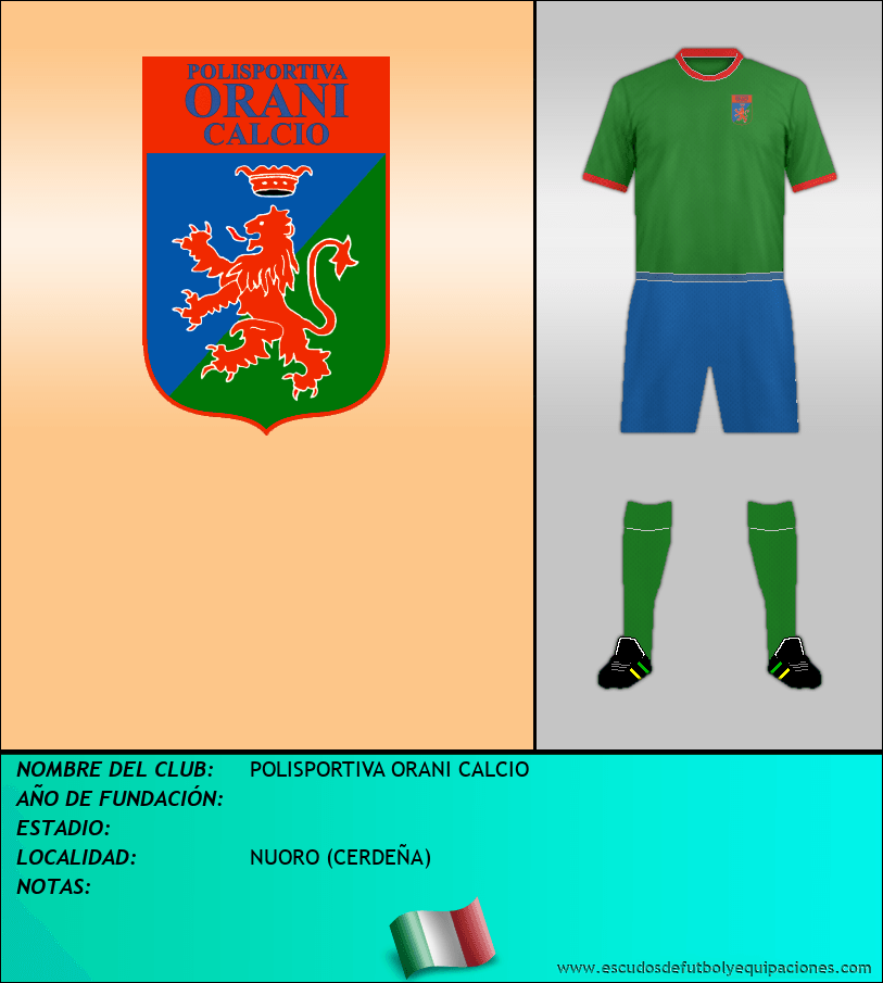 Escudo de POLISPORTIVA ORANI CALCIO