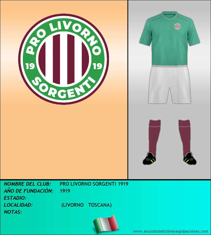 Escudo de PRO LIVORNO SORGENTI 1919