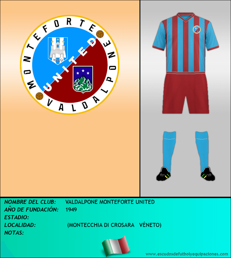 Escudo de VALDALPONE MONTEFORTE UNITED