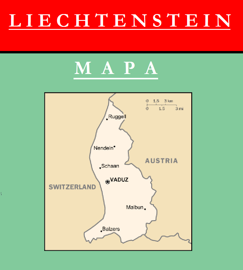 Escudo de MAPA DE LIECHTENSTEIN