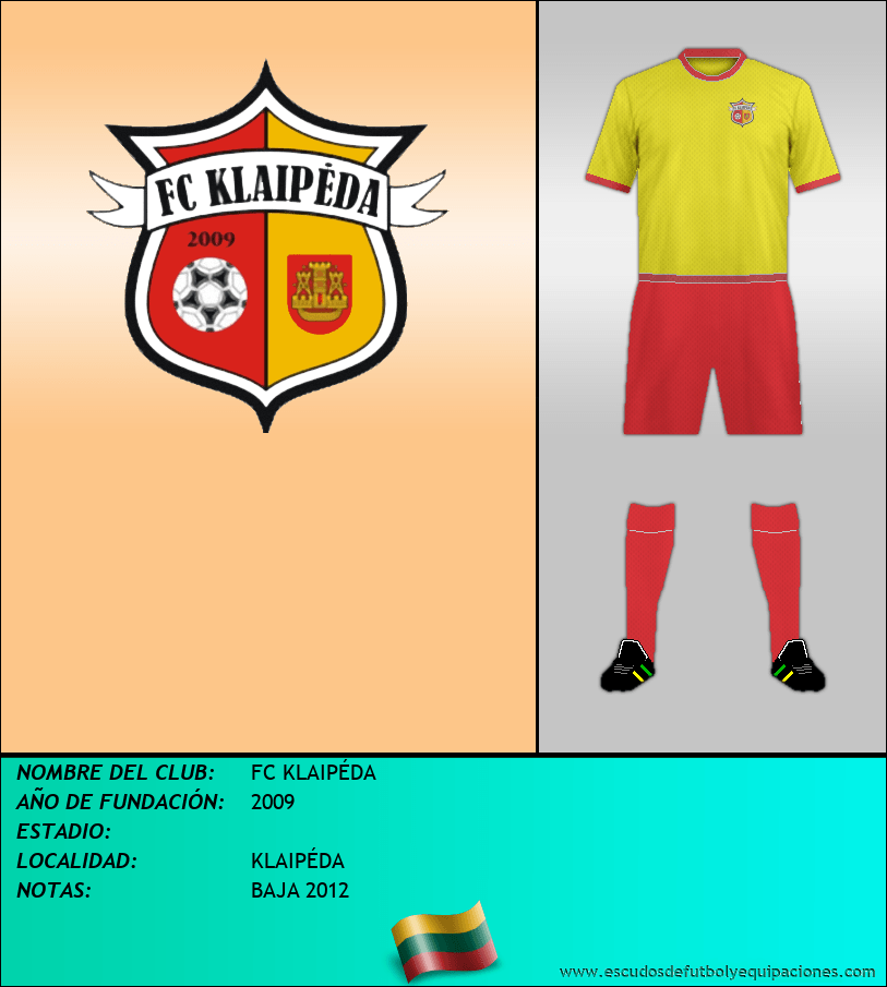 Escudo de FC KLAIPÉDA