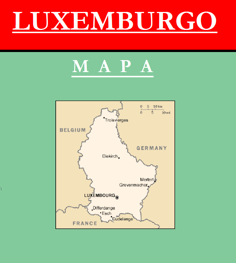 Escudo de MAPA DE LUXEMBURGO