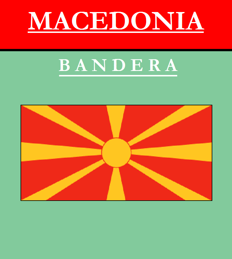Escudo de BANDERA DE MACEDONIA