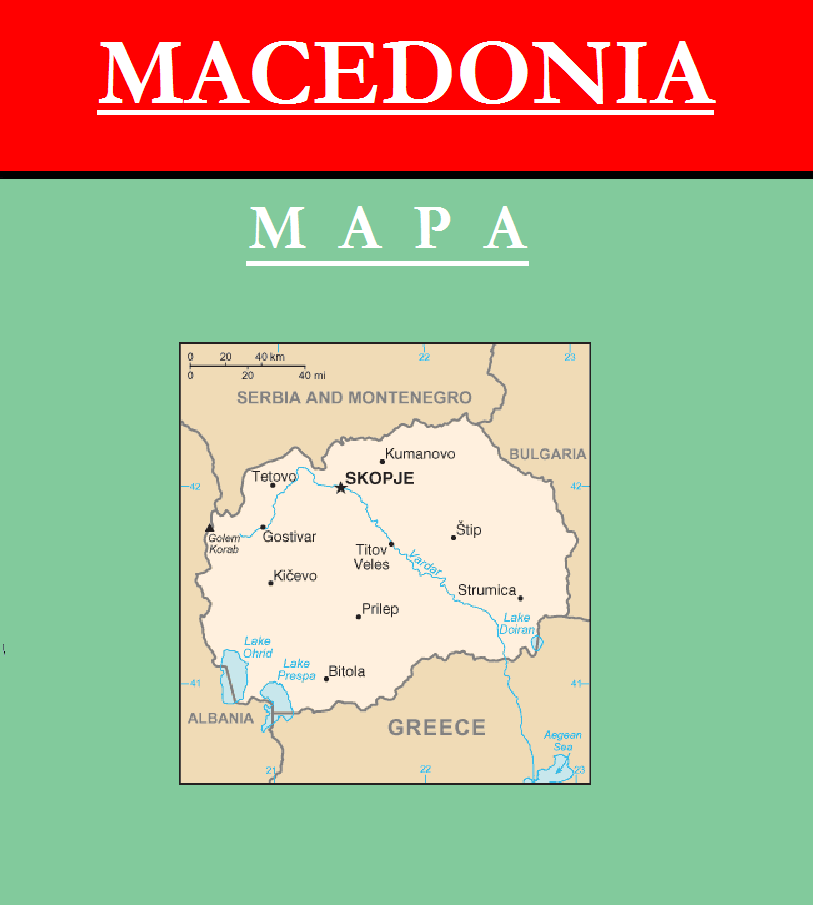 Escudo de MAPA DE MACEDONIA
