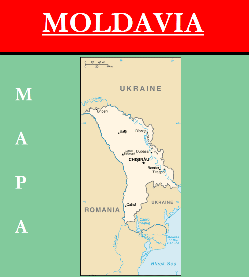 Escudo de MAPA DE MOLDAVIA