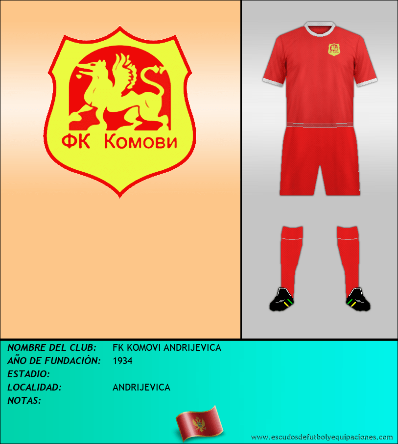 Escudo de FK KOMOVI ANDRIJEVICA