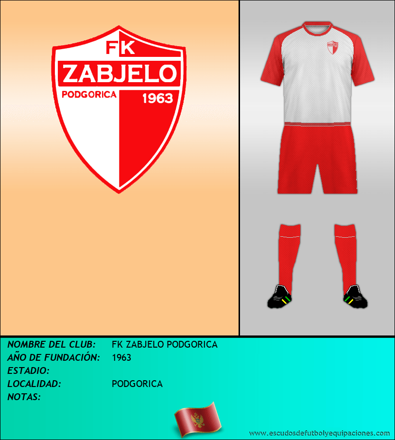 Escudo de FK ZABJELO PODGORICA