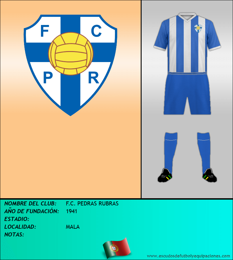 Escudo de F.C. PEDRAS RUBRAS