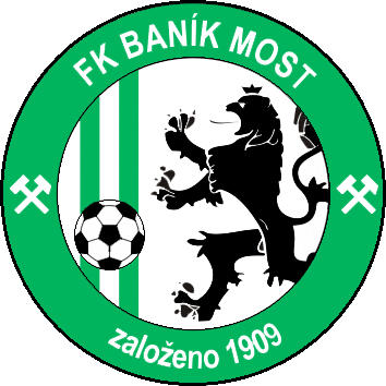 Escudo de F.K. BANÍK MOST (REPÚBLICA CHECA)