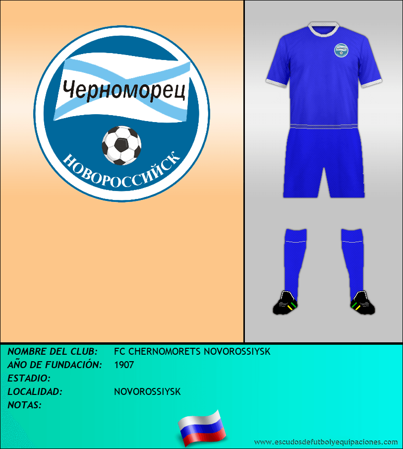 Escudo de FC CHERNOMORETS NOVOROSSIYSK