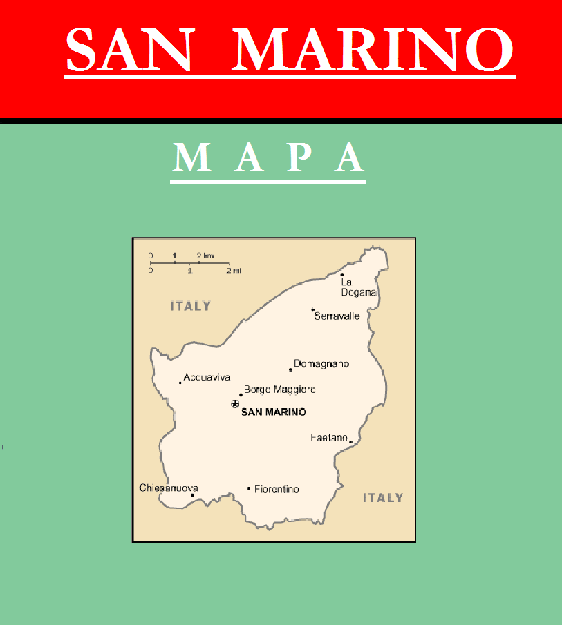 Escudo de MAPA DE SAN MARINO