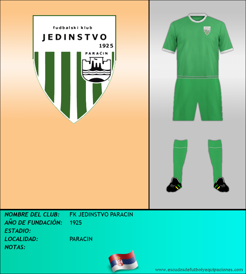 Escudo de FK JEDINSTVO PARACIN