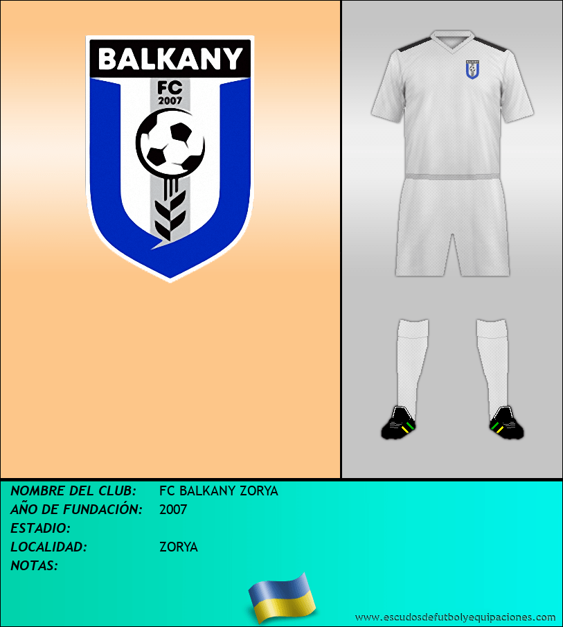 Escudo de FC BALKANY ZORYA
