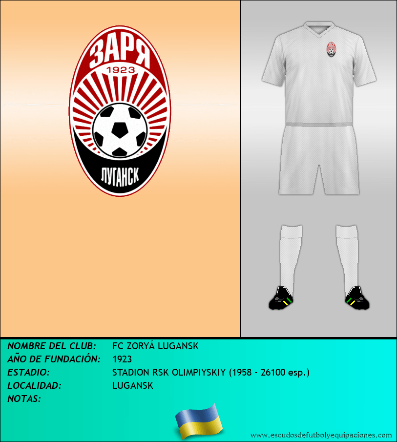 Escudo de FC ZORYÁ LUGANSK